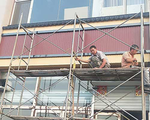 學(xué)府街仿古門頭